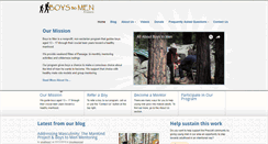Desktop Screenshot of boystomenaz.org